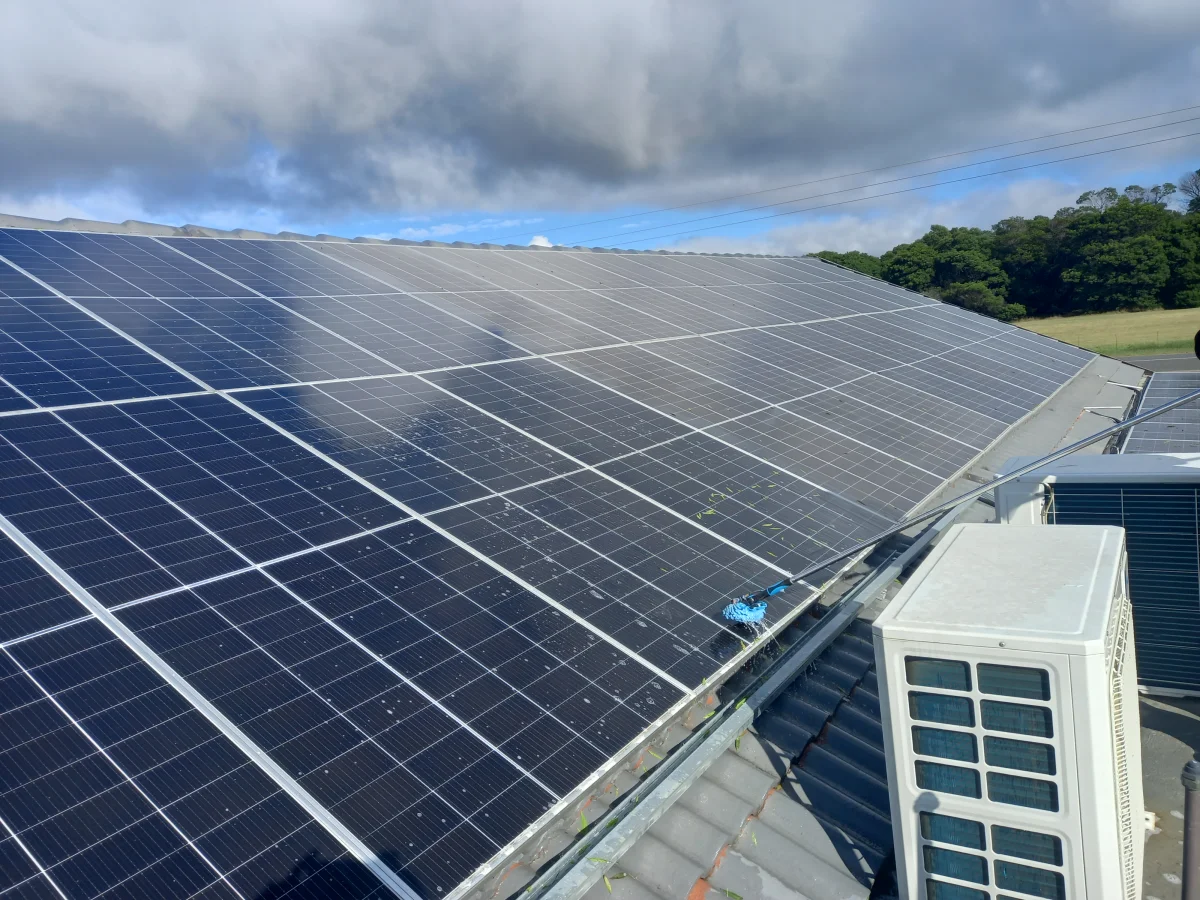 Professional solar panel maintenance