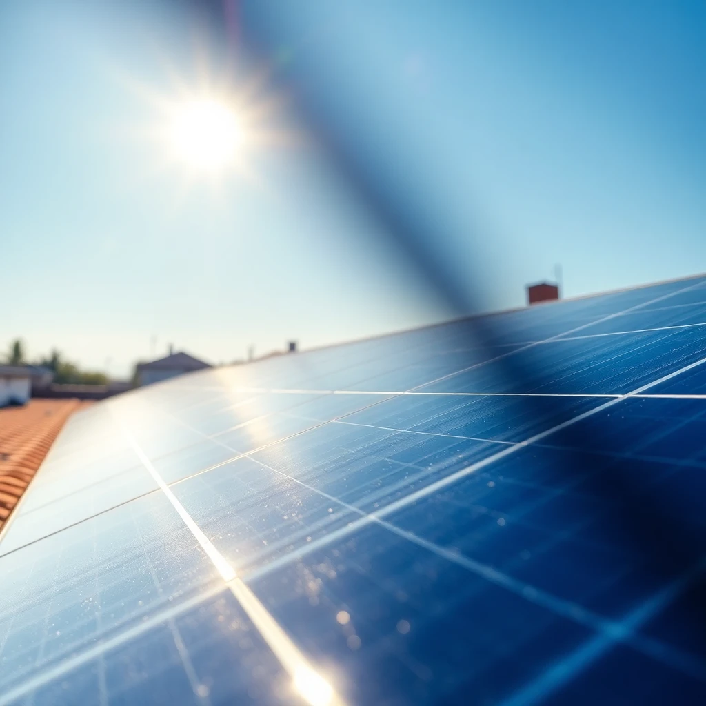 J.A Solar Cleaning professional at work